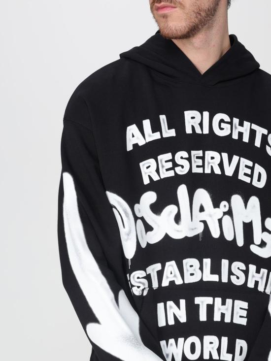 25FW 디스클레이머 긴팔 티셔츠 55128 NERO Black - DISCLAIMER