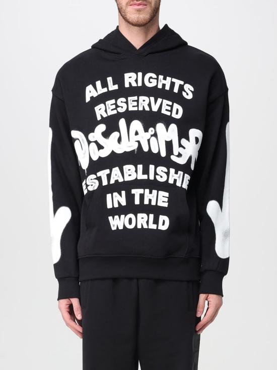 25FW 디스클레이머 긴팔 티셔츠 55128 NERO Black