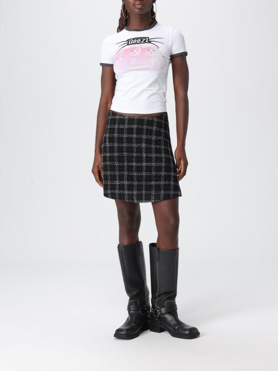 25FW 디젤 숏 스커트 A218830EGDF 9XXA Black - DIESEL