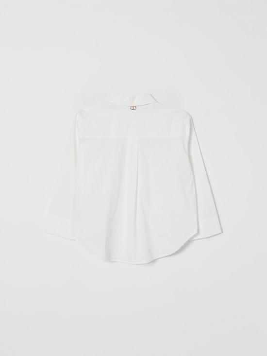 25FW [키즈] 트윈셋 셔츠 252GJ2331 00526 White - TWINSET