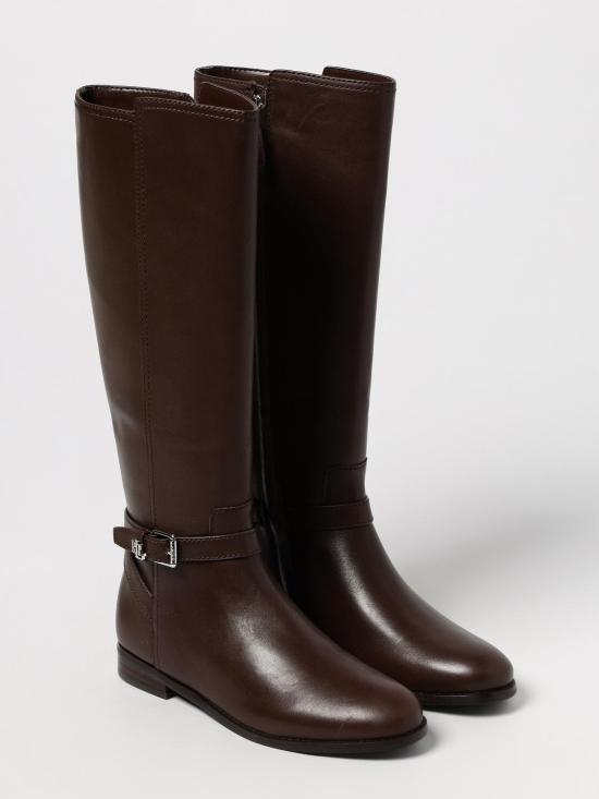 25FW 랄프 로렌 힐/펌프스 802974383 002 Brown - RALPH LAUREN