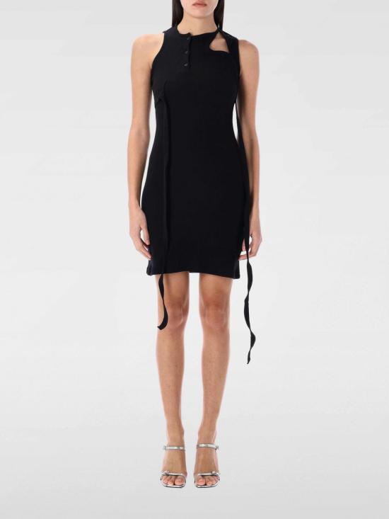 25SS 오토링거 롱 원피스 10450120401 Black