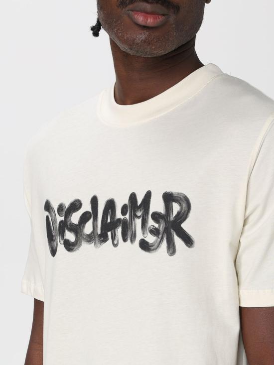 25FW 디스클레이머 반팔 티셔츠 55123 LATTE ST NERA Milk - DISCLAIMER