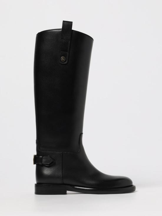 25FW 버버리 레더 카발리에 부츠 8114385 Black