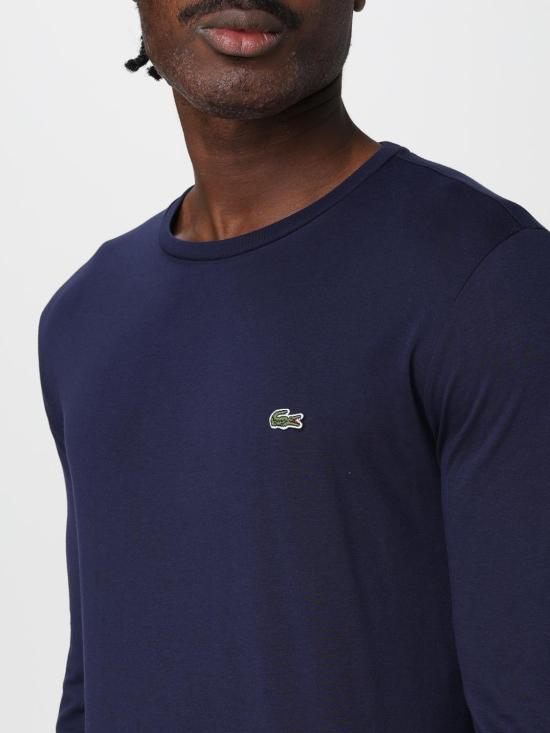 25FW 라코스테 반팔 티셔츠 TH6712 166 Blue - LACOSTE