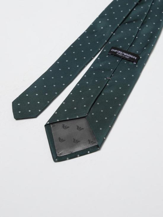 25FW 엠포리오 아르마니 넥타이 EM001344TE16527 F7048 Green - EMPORIO ARMANI
