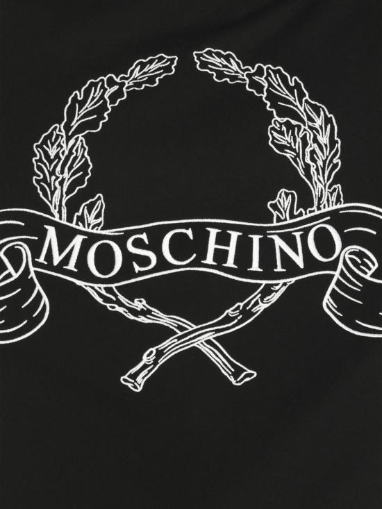 25FW 모스키노 긴팔 티셔츠 17025228 1555 Black - MOSCHINO