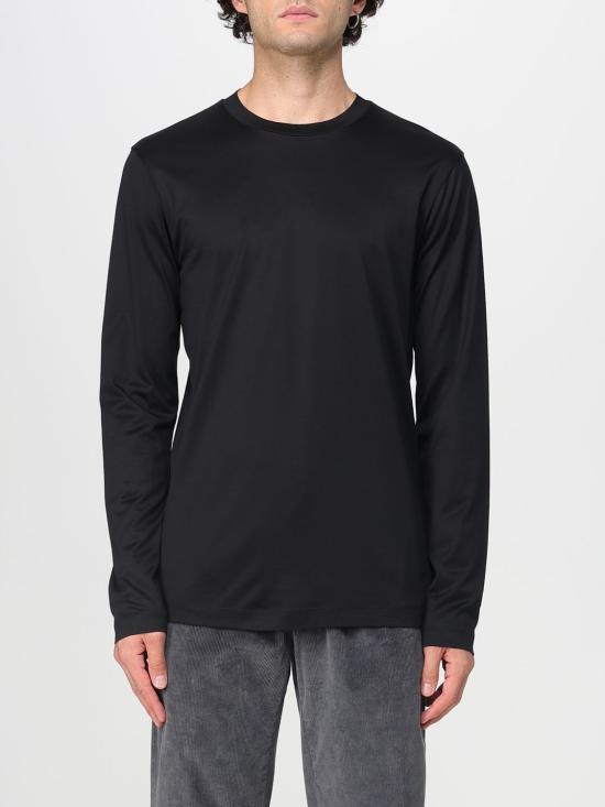 25FW 엠포리오 아르마니 반팔 티셔츠 8N1TE91JUVZ 0999 Black