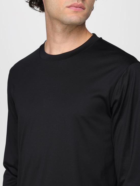 25FW 엠포리오 아르마니 반팔 티셔츠 8N1TE91JUVZ 0999 Black - EMPORIO ARMANI