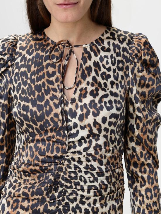 25SS 가니 롱 원피스 W0330 943 Brown - GANNI