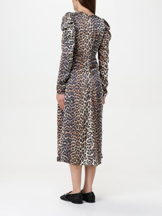 25SS 가니 롱 원피스 W0330 943 Brown - GANNI