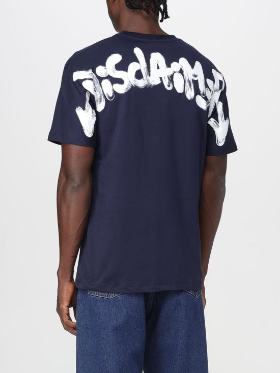 25FW 디스클레이머 반팔 티셔츠 55117 BLUE NAVY ST BIANCA Navy - DISCLAIMER