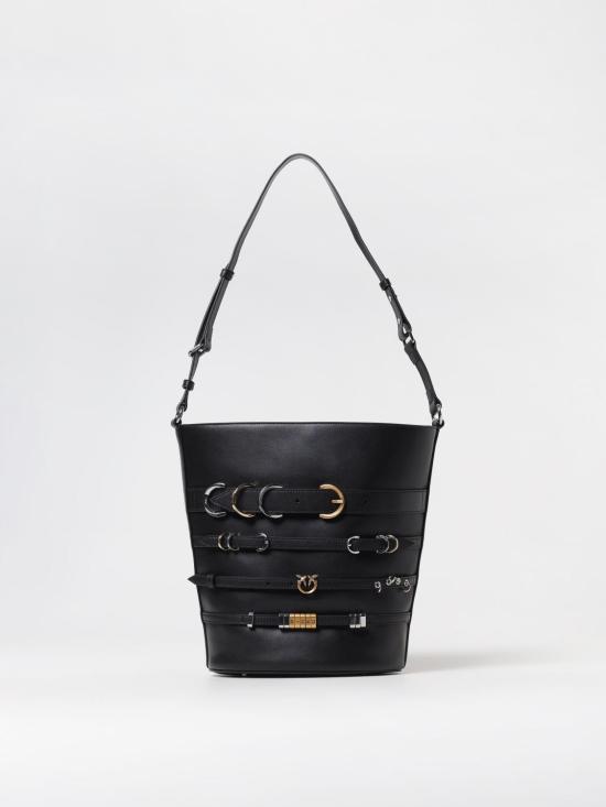 25FW 핑코 숄더백 104366A26K Z99A Black