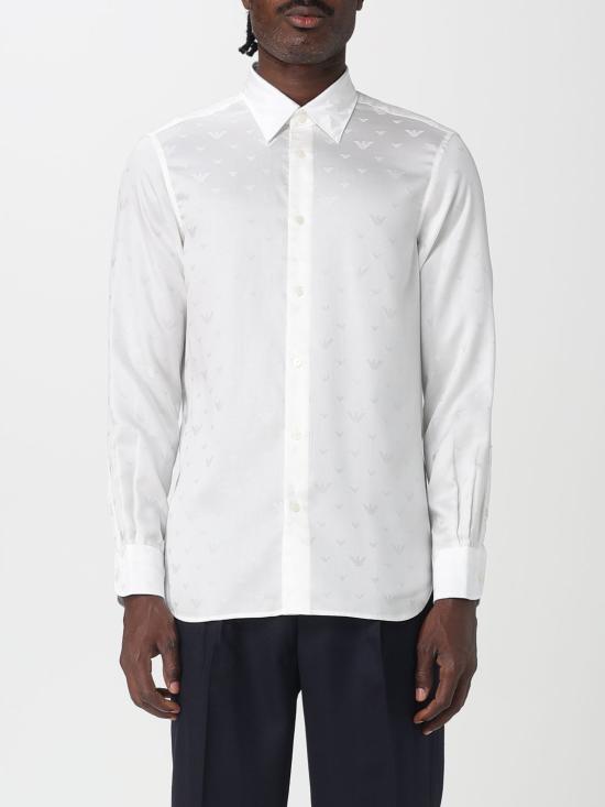 25FW 엠포리오 아르마니 셔츠 EM001537AF15074 F0140 White