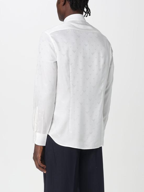 25FW 엠포리오 아르마니 셔츠 EM001537AF15074 F0140 White - EMPORIO ARMANI