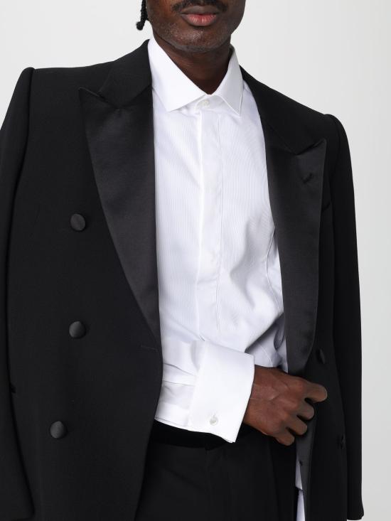 25FW 엠포리오 아르마니 긴팔 셔츠 EM000188TE10247 U0002 White - EMPORIO ARMANI