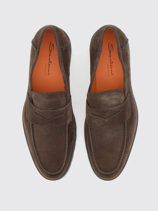 25FW 산토니 로퍼 MGDC18610DTRBSEY T50 Brown - SANTONI