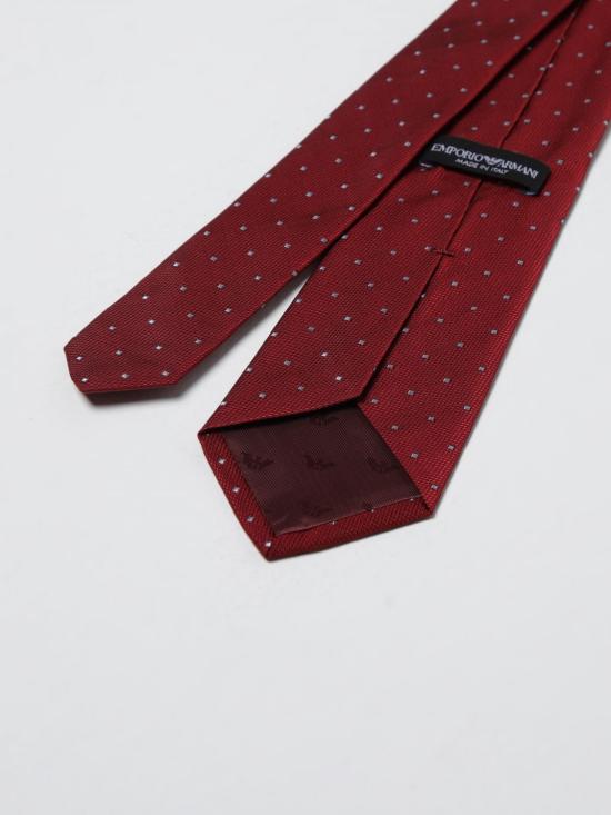 25FW 엠포리오 아르마니 넥타이 EM001344TE16527 F5072 Burgundy - EMPORIO ARMANI