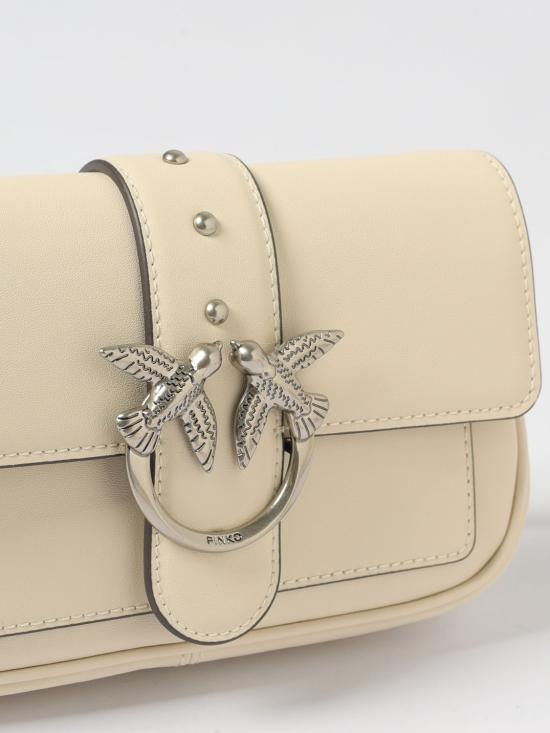 25FW 핑코 토트백 100061A0F1 Z14O White 1 - PINKO