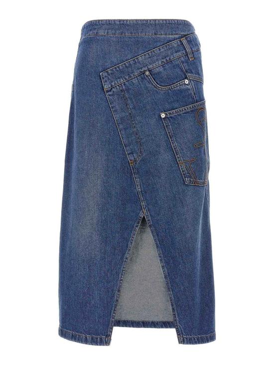 25FW JW앤더슨 미디 스커트 DK0023PG1164804 Light Blue