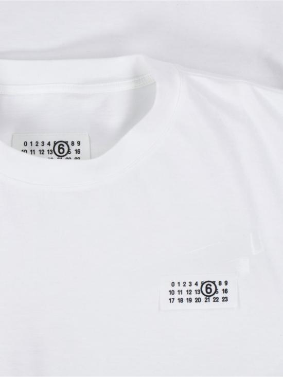 25FW MM6 메종마르지엘라 반팔 티셔츠 SH2GC0030 M20048100 White - MM6 MAISON MARGIELA