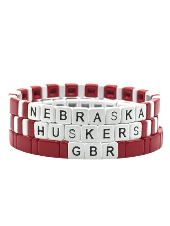  라 루미에르 뉴욕 팔찌 네브래스카 대학교 콘허스커스 - LA LUMIERE NY