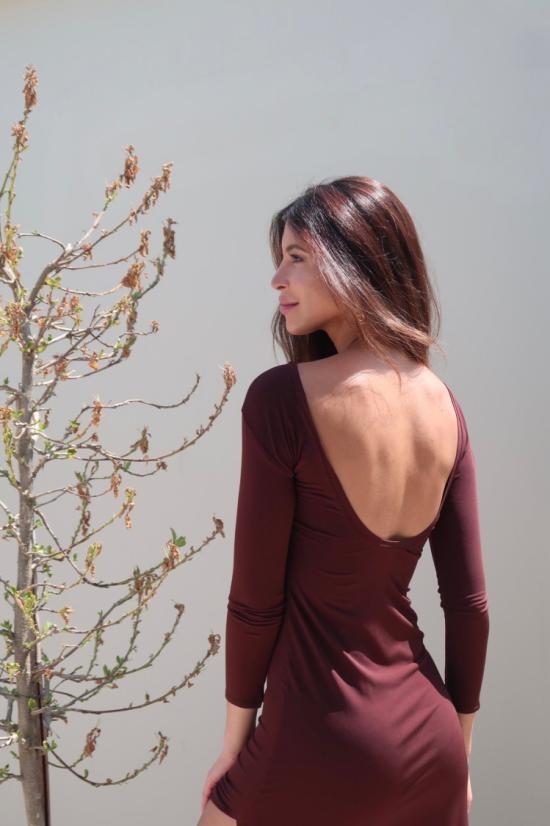 25SS Hawa Made From Love 롱 원피스 마하 드레스 모카 - HAWA MADE FROM LOVE