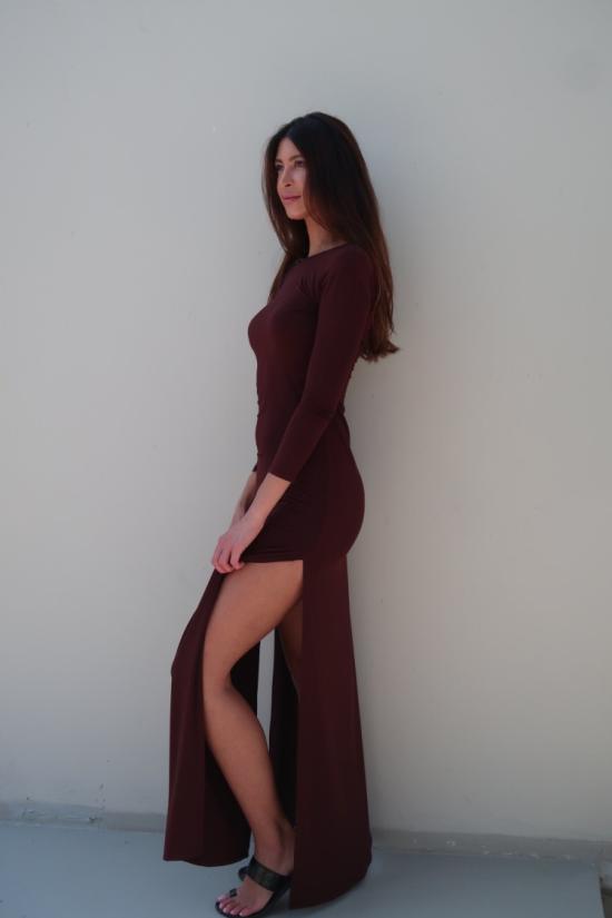 25SS Hawa Made From Love 롱 원피스 마하 드레스 모카 - HAWA MADE FROM LOVE