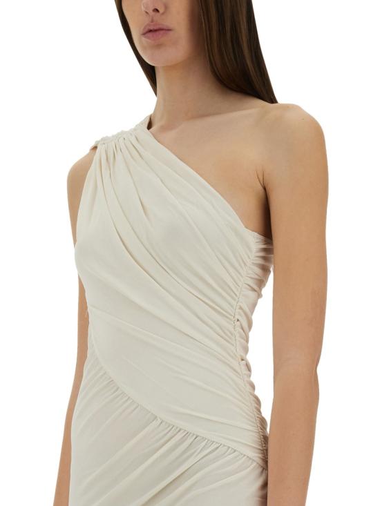 25SS 릭 오웬스 미디 원피스 LI01E4526 CVI28 WHITE - RICK OWENS