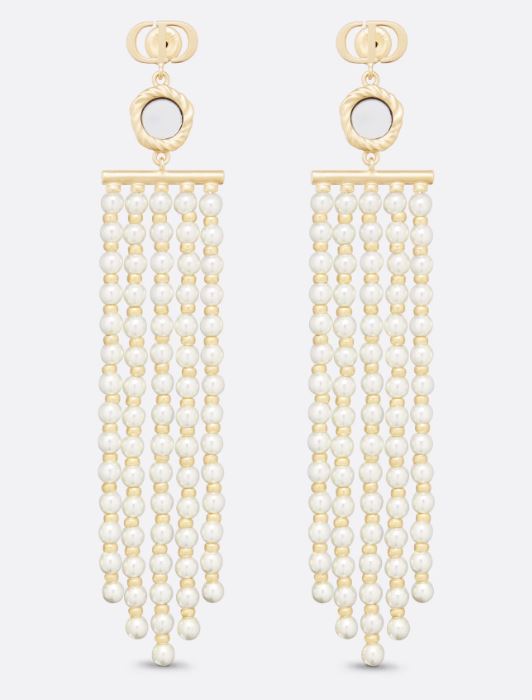  디올 이어링 E2329WOMPL 301 GOLDWHITE