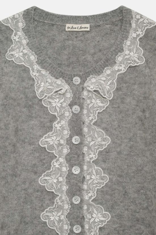  포러브앤레몬스 바디수트 티셔츠 KR0001 GRAY - FOR LOVE & LEMONS