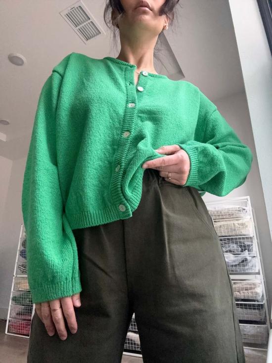  르 본 숍 스트레이트 팬츠 르봉샵 아크팬츠 올리브 - Le Bon Shoppe