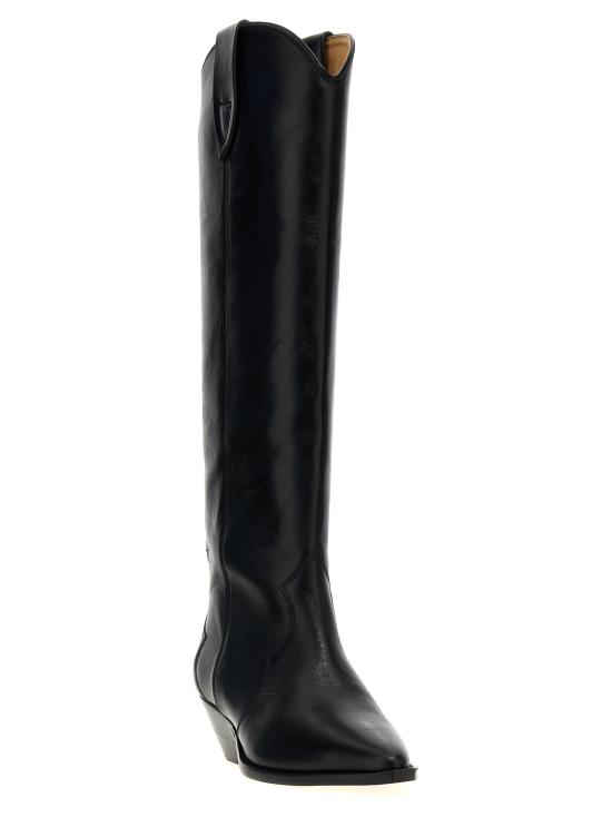 26FW 이자벨마랑 덴비 스웨이드 레더 하이 부츠 BT0001FAA3A03S01BK Black - ISABEL MARANT