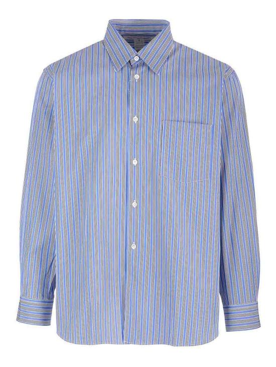 꼼데가르송 긴팔 셔츠 FZB218PER2STRIPE2 Blue