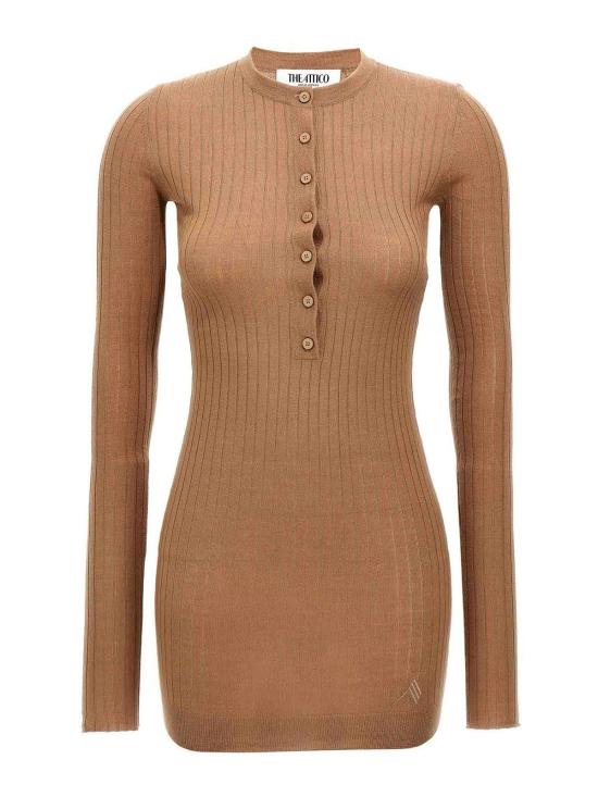  디 아티코 숏 원피스 250WCA00348046 Brown