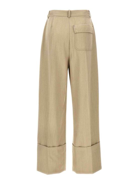 26SS 빅토리아 베컴 스트레이트 팬츠 1125WTR006059AALMOND Beige - VICTORIA BECKHAM
