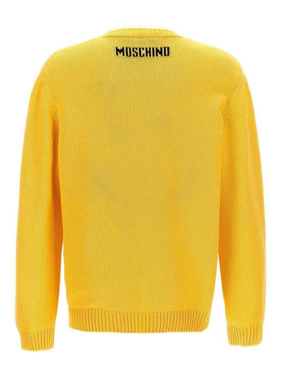  모스키노 스웨터 091502070028 Yellow - MOSCHINO