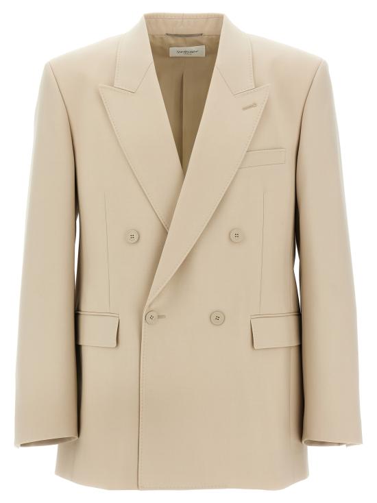 25FW 생로랑 수트 자켓 818489 Y2L822630 BEIGE