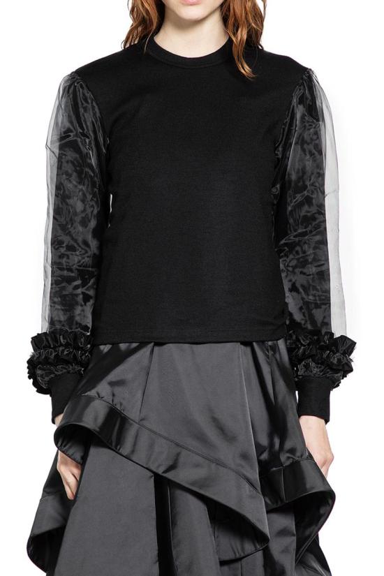 25FW 누아 케이 니노미야 블라우스 3PT006W25 1 Black