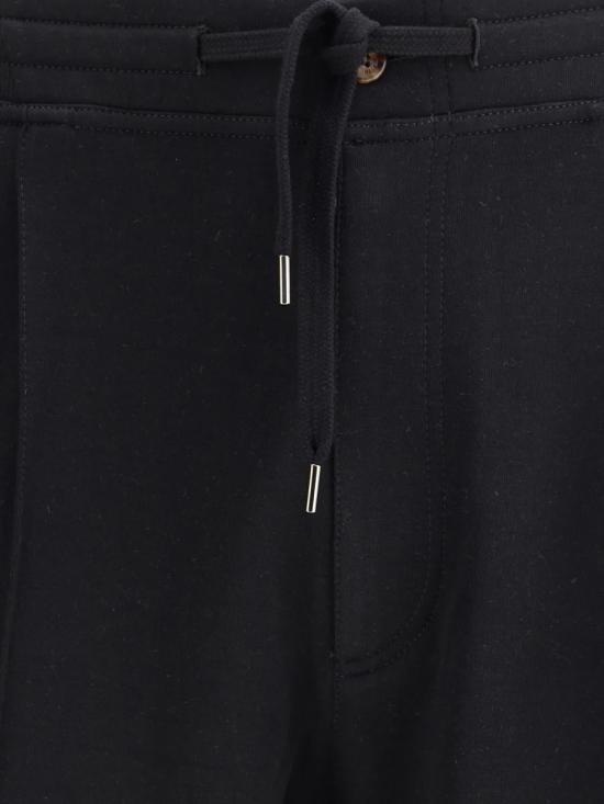 25FW 브루넬로 쿠치넬리 숏팬츠 MM8313268G C101 Black - BRUNELLO CUCINELLI