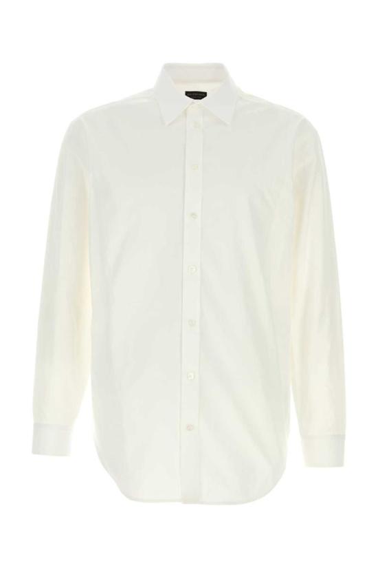 25FW 발렌시아가 긴팔 셔츠 850808TTM12 9000 WHITE