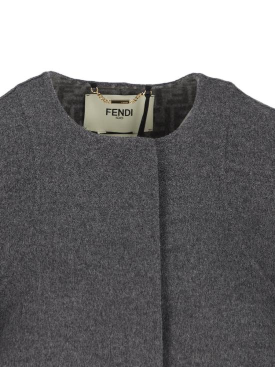 25FW 펜디 자켓 FJ7647A5HDF1M2T AI25 MID GREY MELANGE - FENDI