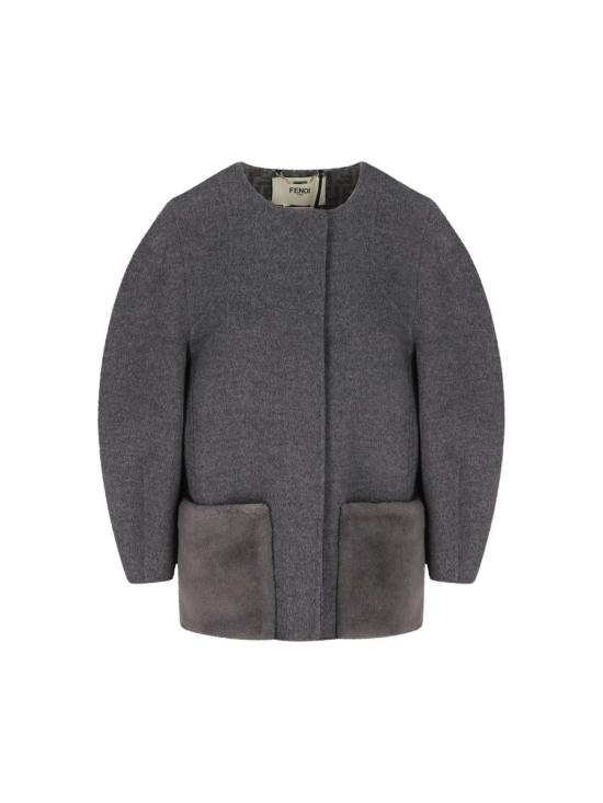 25FW 펜디 자켓 FJ7647A5HDF1M2T AI25 MID GREY MELANGE