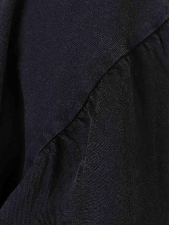 25FW 발렌시아가 백 더블 티셔츠 835512TSV09 1041FADED WASHED BLACK Black - BALENCIAGA