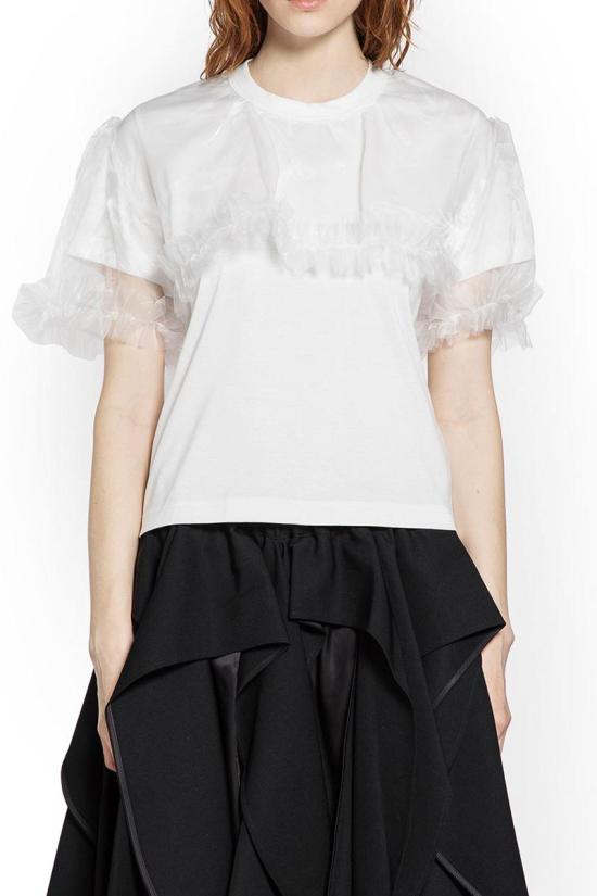 25FW 누아 케이 니노미야 반팔 티셔츠 3PT004W25 2 WHITE