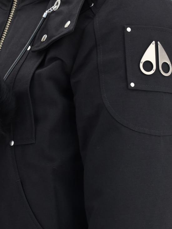 25FW 무스너클 오리지널 데비 시어링 트림 봄버 재킷  M35LB002S 305 Black - MOOSE KNUCKLES