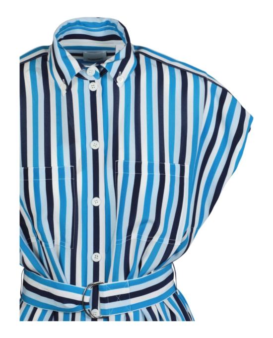  버버리 미디 원피스 8071062 40001 8 Blue - BURBERRY