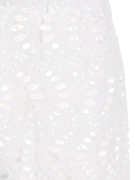  지암바티스타 발리 숏 스커트 23CPRVLE2B4423MAC1101 White - GIAMBATTISTA VALLI