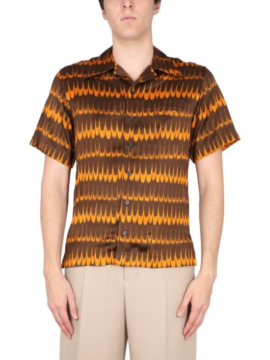 웨일즈보너 반팔 셔츠 MS23SH01 VI038930 Brown