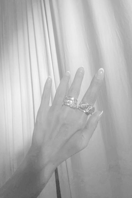  몬도 몬도 반지 펄프 링 스털링 실버